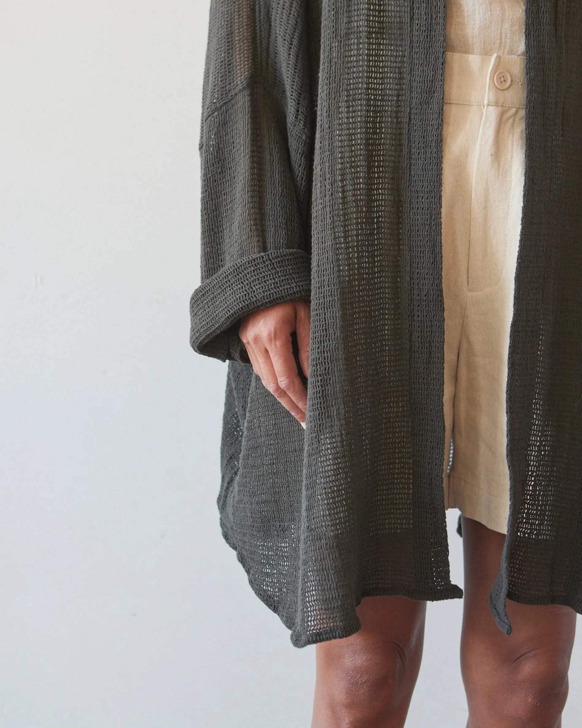 Black Crane Square Shirts, Shadow