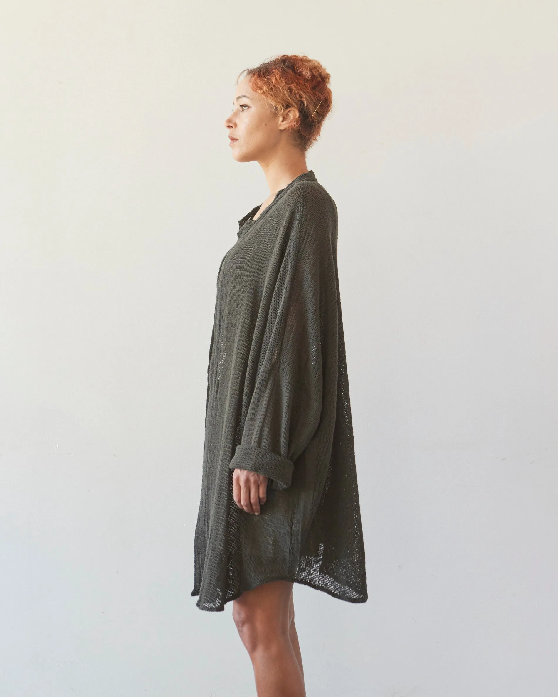 Black Crane Square Shirts, Shadow
