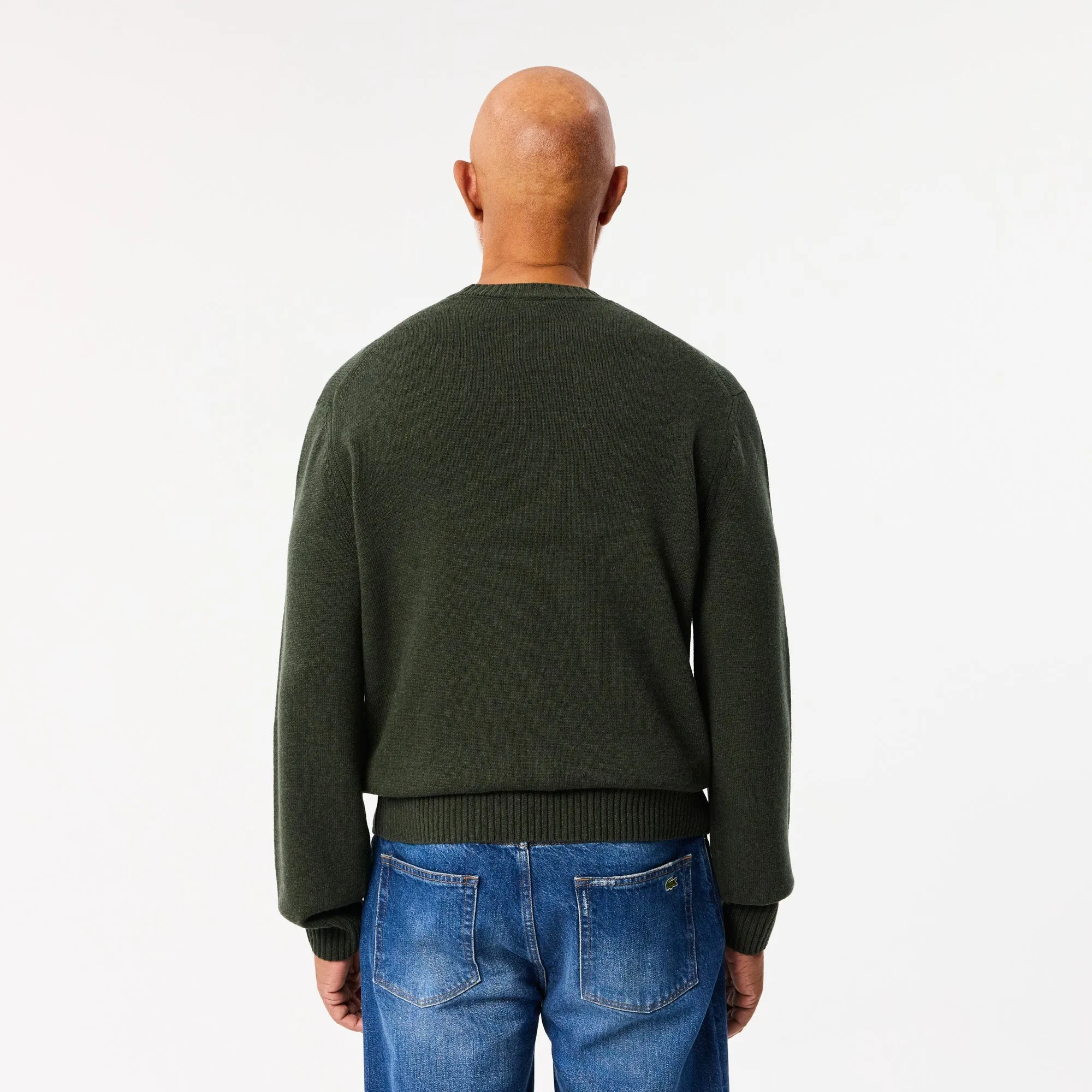 Carded Wool Crew Neck Sweater - AH2916