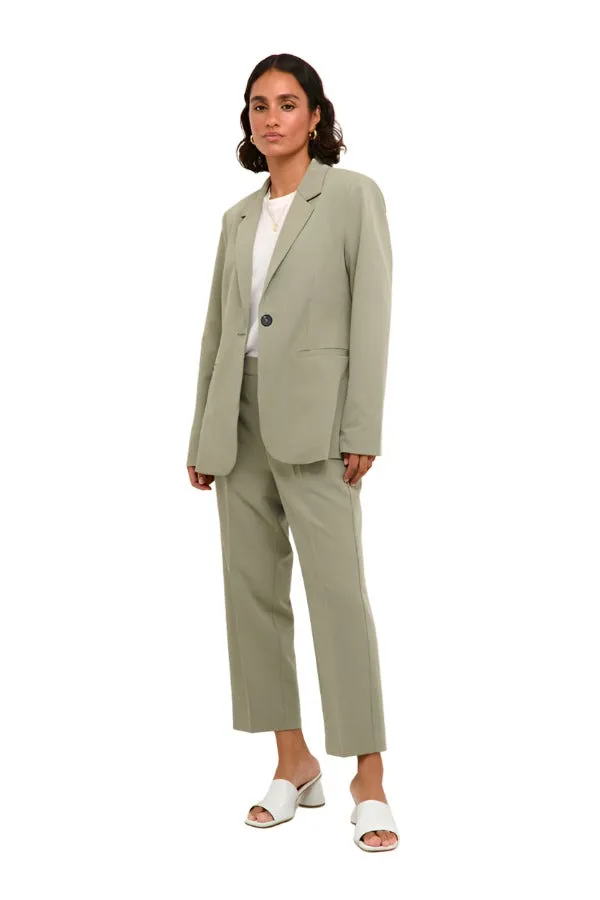 Kaffe Womens Sakura Blazer Vetiver