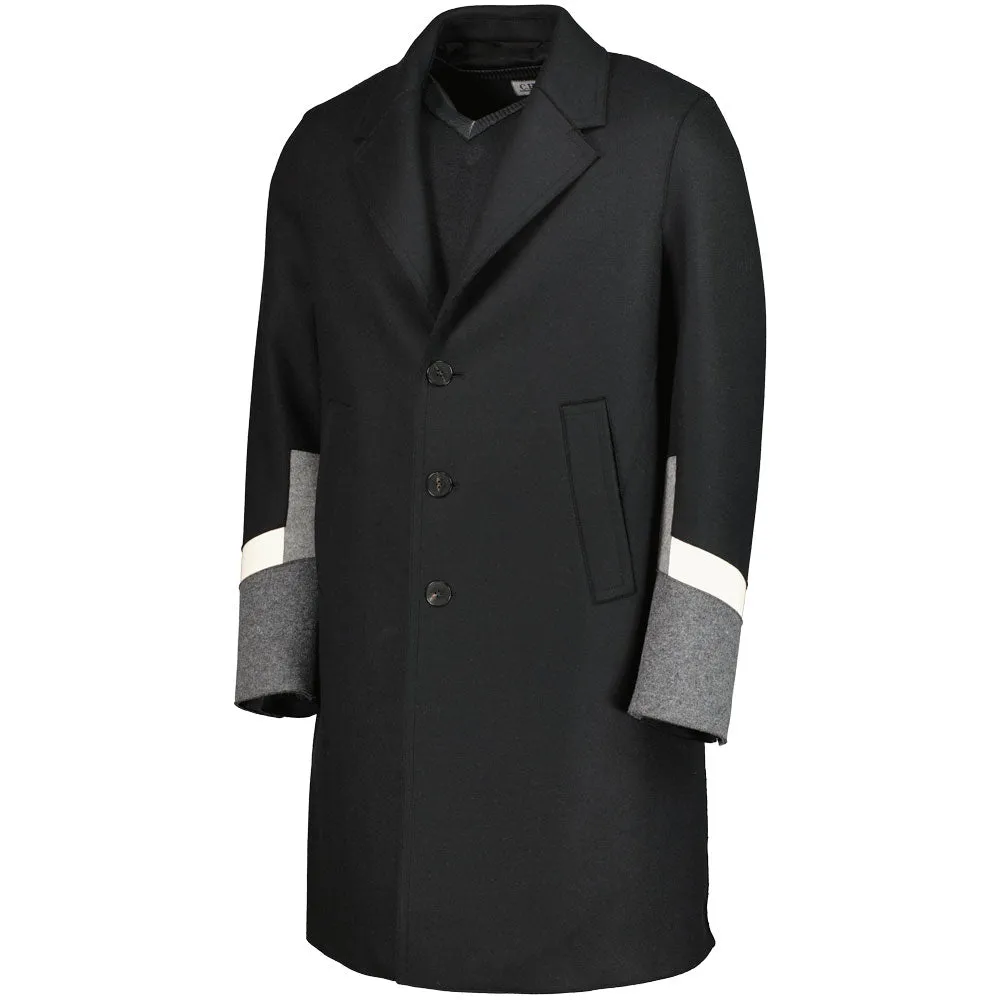 Neil Barrett Double Face Wool Trench Coat