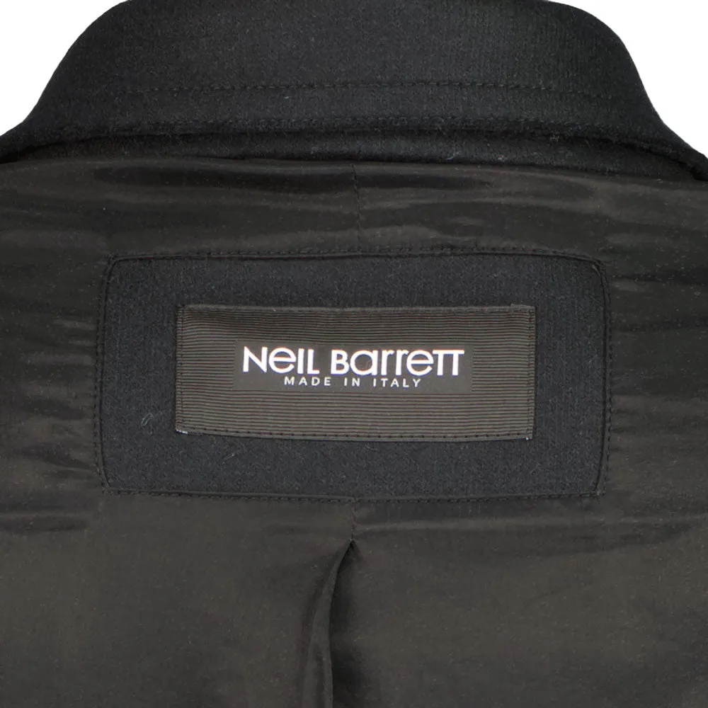 Neil Barrett Double Face Wool Trench Coat
