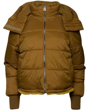 Popeye  Abrasion Faux Fur Reversible Puffer Jacket