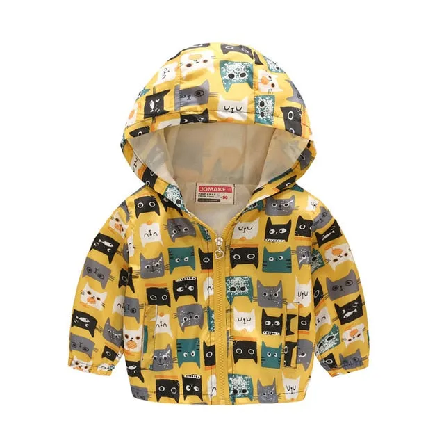 Stylish Skin-friendly Children's Waterproof Windbreaker