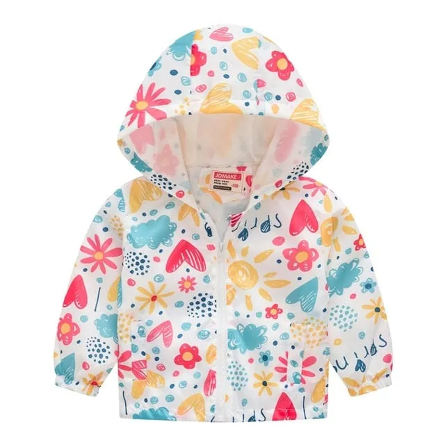 Stylish Skin-friendly Children's Waterproof Windbreaker