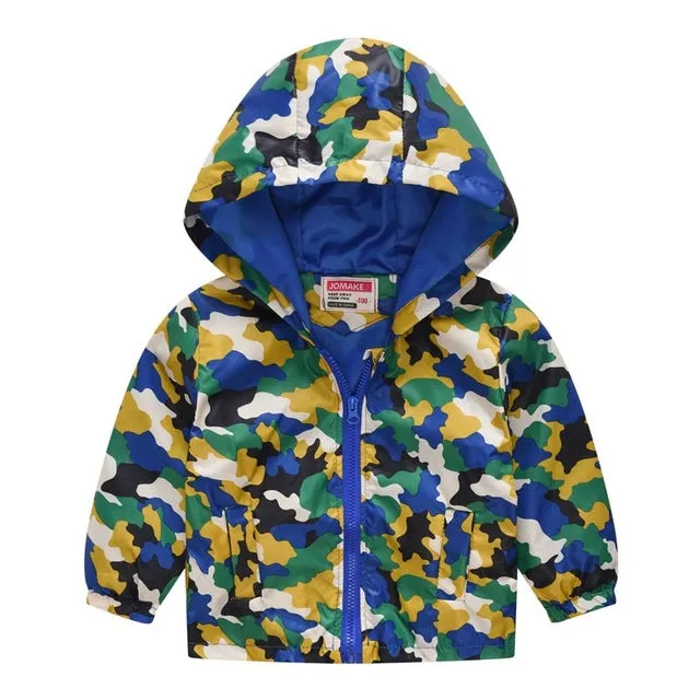 Stylish Skin-friendly Children's Waterproof Windbreaker