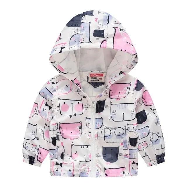 Stylish Skin-friendly Children's Waterproof Windbreaker