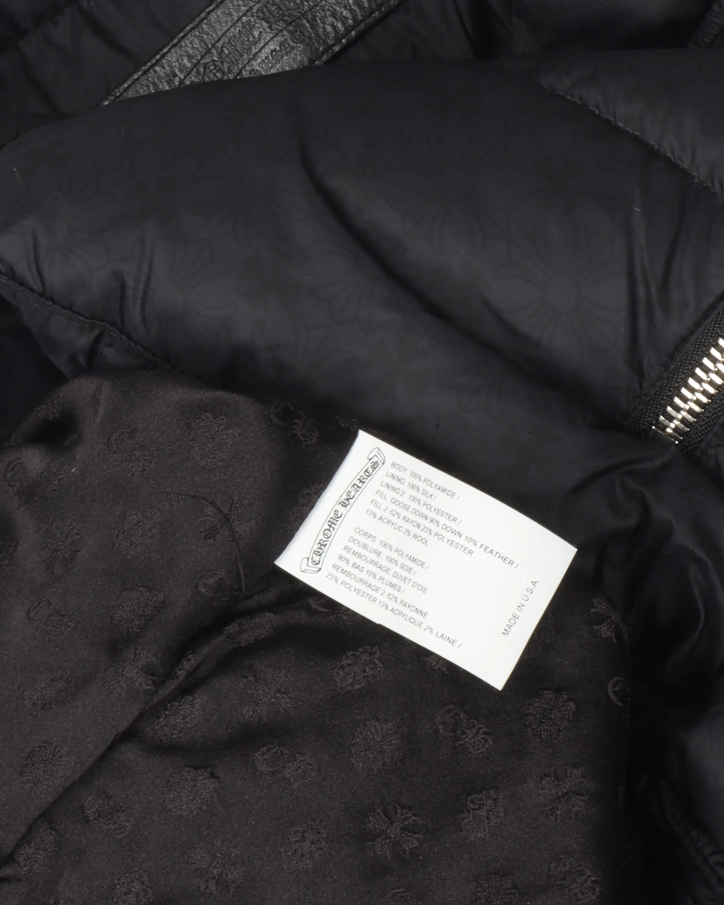 Tonal Monogram Puffer Jacket with Packable Hood