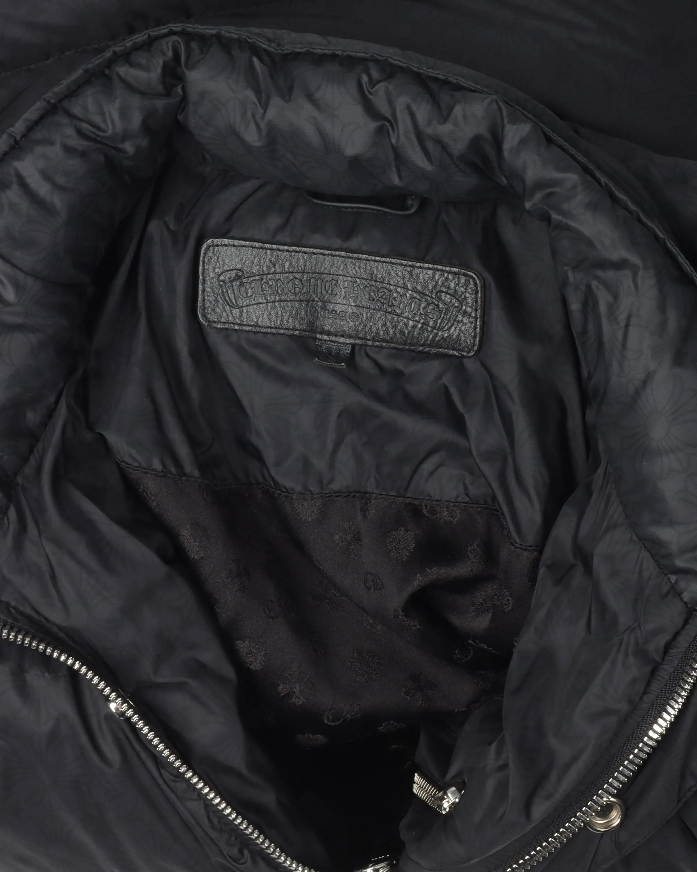Tonal Monogram Puffer Jacket with Packable Hood