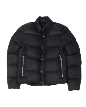 Tonal Monogram Puffer Jacket with Packable Hood